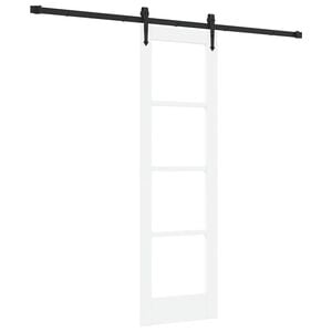 vidaXL Преплъзваща се врата ORKDAL Бяло 61 x 198,5 см
