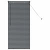 vidaXL Вертикални щори Тъмен сив 130 x 65 см Алуминий