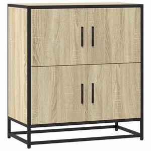 vidaXL Бюфет Сонома Дъб 68x35x76 cm Инженерна дървесина