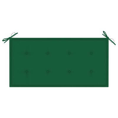 vidaXL Градинска ъглова пейка с възглавници, 150 cм, акация масив