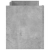 vidaXL ТB шкаф, сив, 100x35x40 см, инженерно дърво