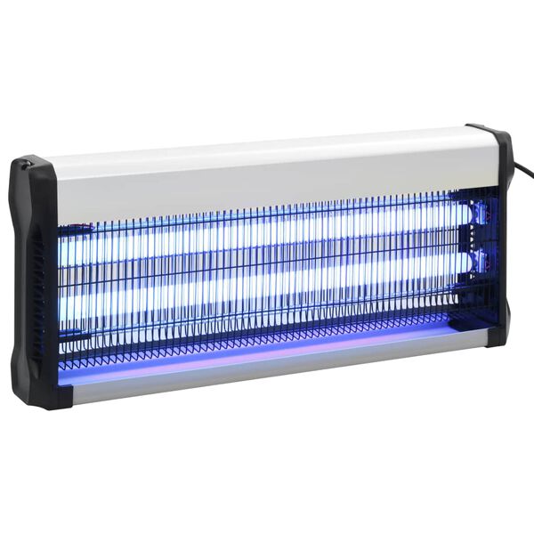 vidaXL Инсектицидна лампа, черна, алуминий, ABS, 40 W