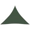 vidaXL Платно-сенник, 160 г/м&sup2;, тъмнозелено, 5x5x5 м, HDPE