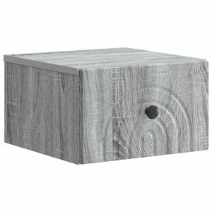 vidaXL Спален шкаф с монтаж на стена Сива сонома 33 x 34,5 x 20 см