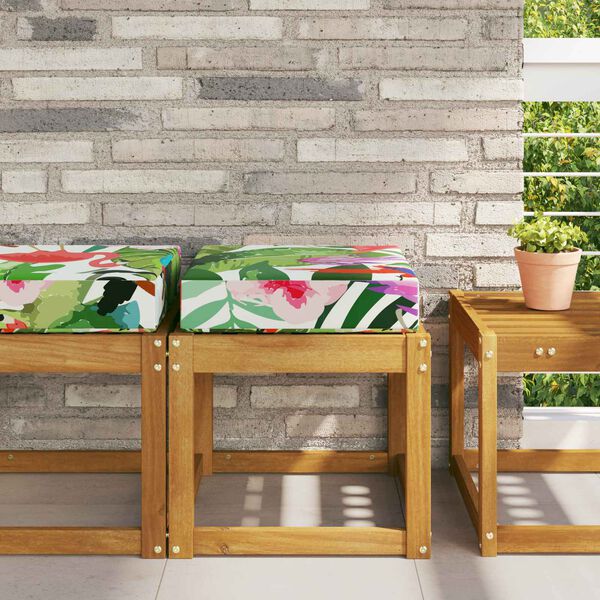 vidaXL Възглавница за открито седалка цветно 40 x 40 x 8 см