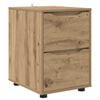 vidaXL Шкаф за съхранение 40 x 48 x 57 см Инженерно дърво Дъб