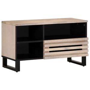 vidaXL ТВ шкаф, 80x34x46 см, масивно мангово дърво