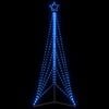 vidaXL LED коледна елха 525 светодиода синьо 302 см