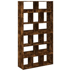 vidaXL Библиотека, опушен дъб, 100x33x187,5 см, инженерно дърво