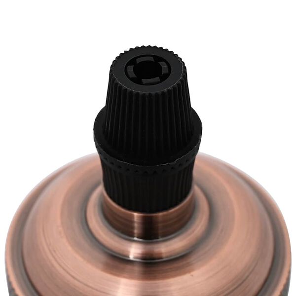 vidaXL Лампи 2 бр Червен бронз E27