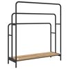 vidaXL Стойка за дрехи с рафт Дъб 90 x 30 x 100,5 cm Инженерно дърво