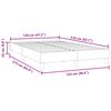 vidaXL Box Spring легло без матрак розово 120x210 cm кадифе
