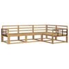 vidaXL Комплект дивани за открито 4 pcs Бяло 247,5 x 168,5 x 73 см