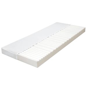 vidaXL Матрак, 80x200 см, 7 зони, PU пяна, 10 см, H2, H3