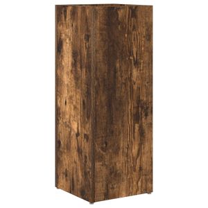 vidaXL Стойка за чадър Димян дъб 25 x 24,5 x 64 см Инженерна дървесина
