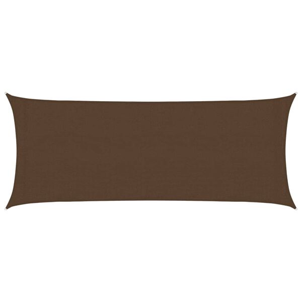 vidaXL Платно-сенник, 160 г/м&sup2;, кафяво, 2x4,5 м, HDPE