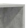 vidaXL ТВ шкаф за стенен монтаж, бетонно сив, 37x37x107 см