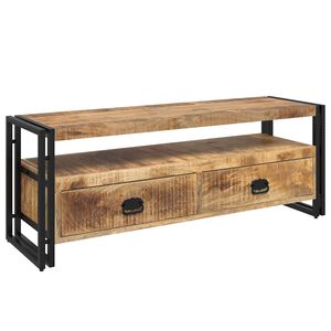 vidaXL ТВ шкаф, 120x35x45 см, мангово дърво масив