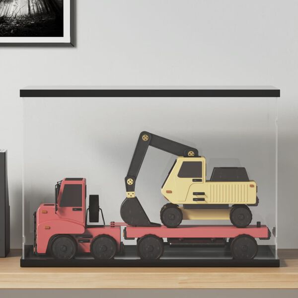 vidaXL Кутия за показване, прозрачна, 56x36x37 см, акрил