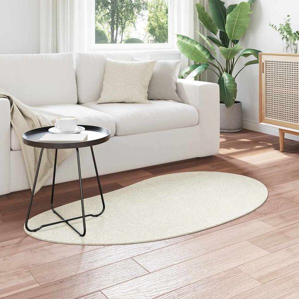 vidaXL Килими за помещение HUARTE Крем 80 x 150 cm Полиестер