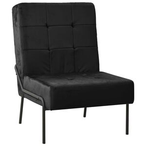 vidaXL Стол за релаксация, 65x79x87 см, черен, кадифе