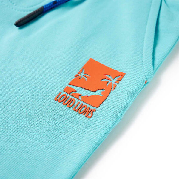 Детски шорти с връв, аква, 128