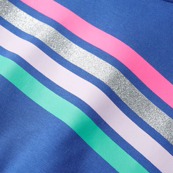 Детска рокля с шнур, кобалтовосиньо, 92