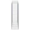 vidaXL Габионни кошници арка 11 бр 200x50x180/200см поцинковано желязо