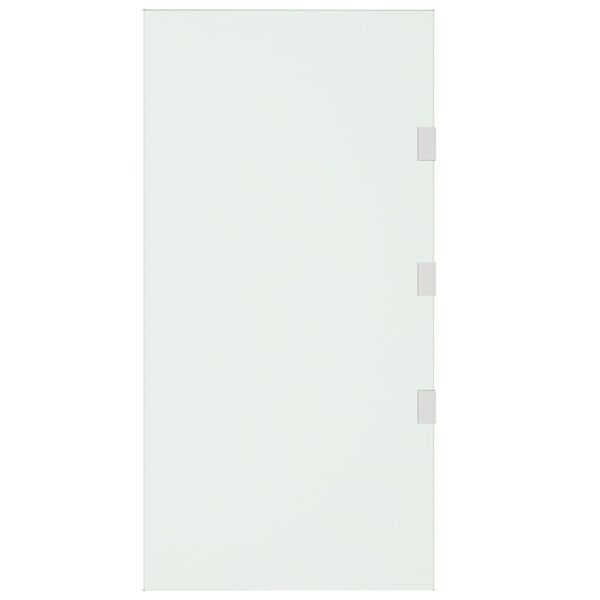 vidaXL Страничен панел за навес за врата прозрачен 50x100 см стъкло