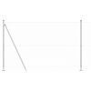 vidaXL Стълб за ограда. Сребрист 100 x 1,6 м (50 мм мрежа) Стомана