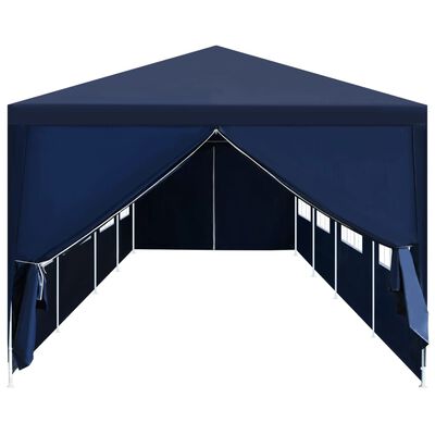 vidaXL Градинска шатра, 3x12 м, синя