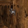 vidaXL Тесен шкаф, опушен дъб, 30x42,5x225 см, инженерно дърво