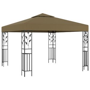 vidaXL Шатра, 3x3 м, таупе, 180 г/м&sup2;