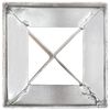 vidaXL Заземителни колове 6 бр сребристи 12x12x89 поцинкована стомана