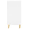 vidaXL Сайдборд, бял, 103,5x35x70 см, инженерно дърво
