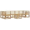 vidaXL Комплект дивани за открито 8 pcs Бяло 59 x 59 x 37 см