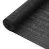 vidaXL Засенчваща мрежа черна 1x25 м HDPE 75 г/м&sup2;