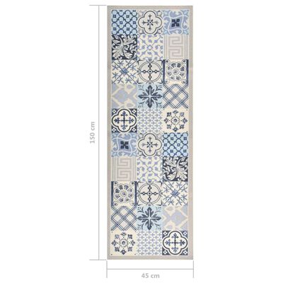 vidaXL Кухненско килимче, перимо, мозайка, 45x150 см