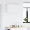 vidaXL Висящ шкаф с врата 2 pcs Бяло 40 x 31 x 40 см Инженерно дърво