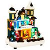 vidaXL Коледно селце с шейна SALO 19 x 13 x 24 cm Смола Многоцветен