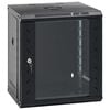 vidaXL Мрежов кабинет със съхранение Черно 530 x 400 x 600 mm Стомана