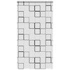 vidaXL Ролетна щора за душ с касета 130x240 см Ширина на плата 126 см
