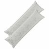 vidaXL Калъфка за възглавница 2 бр. HOUTEN Светлосиво 40 x 145 см