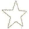 vidaXL Коледни светлини Star Silhouette 115 светодиода топло бяло