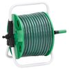 vidaXL Свободностояща макара за маркуч със зелен маркуч 0,5" 20 м PVC
