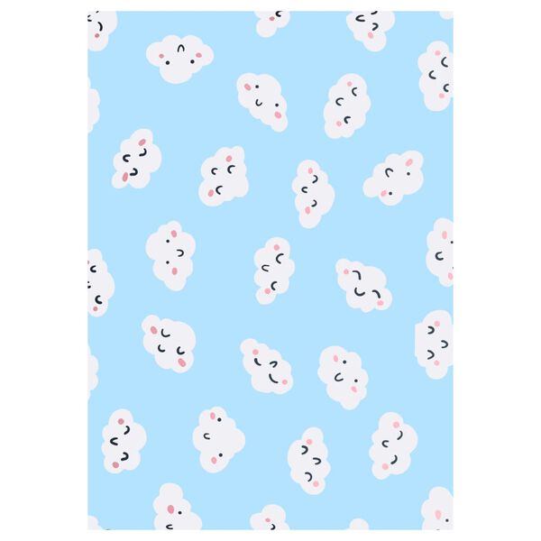 vidaXL Пъстър килим с принт, 160x230 см, текстил