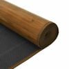 vidaXL Килим, правоъгълен, кафяв, 70x400 см, бамбук