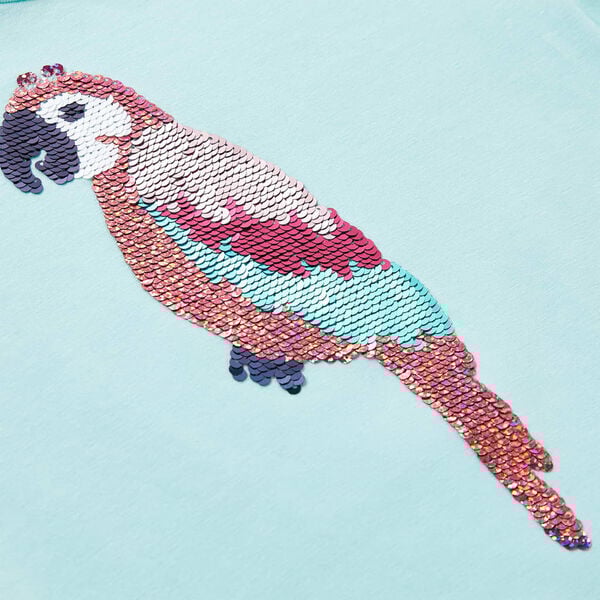 Детска тениска, светла аква, 92