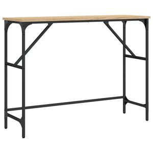 vidaXL Конзолна маса, дъб сонома, 100x32x75 см, инженерно дърво