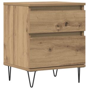 vidaXL Нощно шкафче Artisan Oak 40x35x50 cm Инженерна дървесина